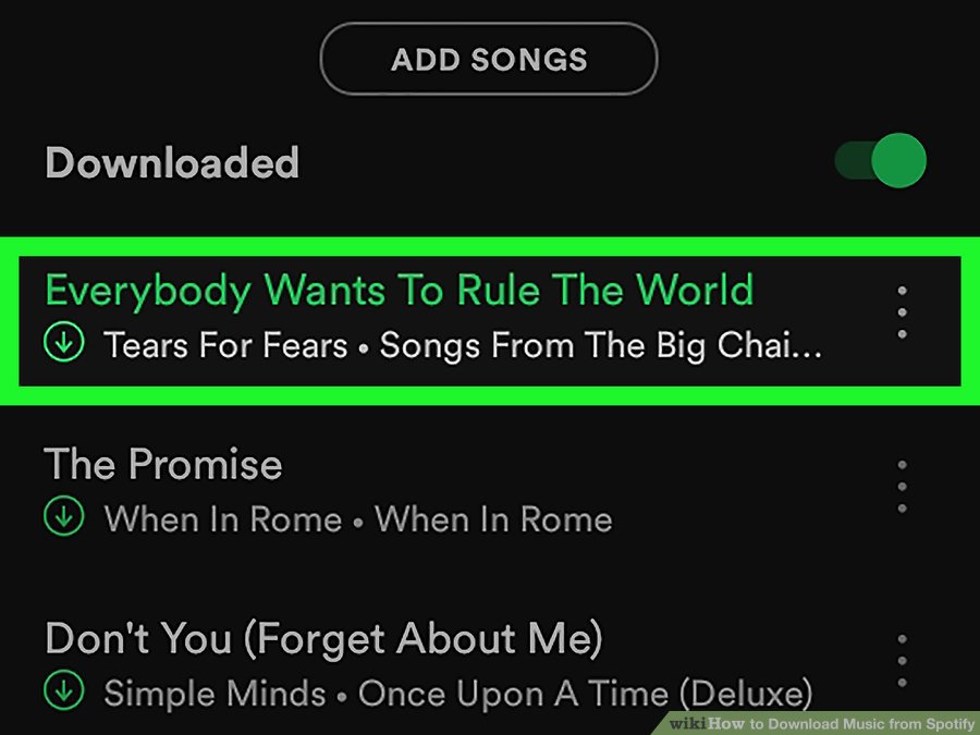 download from spotify